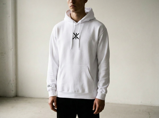 Foundation Mark Hoodie - White