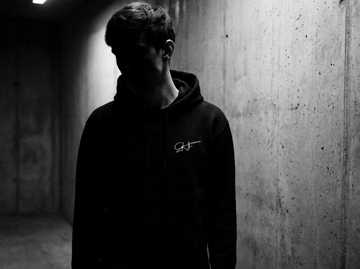 Signature Mark Hoodie - Black