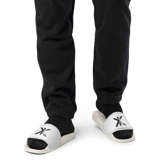 Foundation Asterisk Slides - White / Black Sole